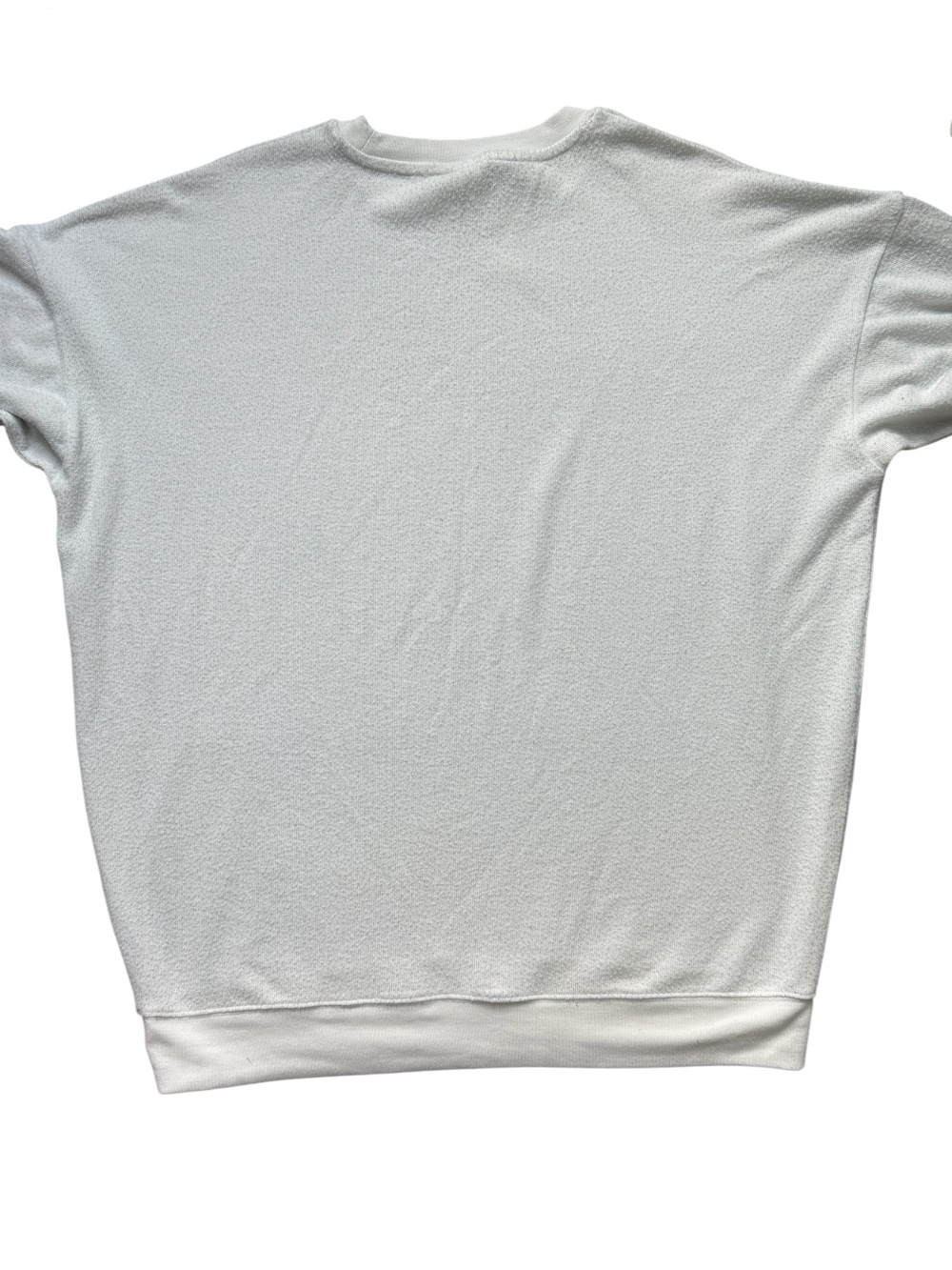 ALO Yoga Ivory Soho Pullover Oversized Sweatshirt Size M - Picture 3 of 9